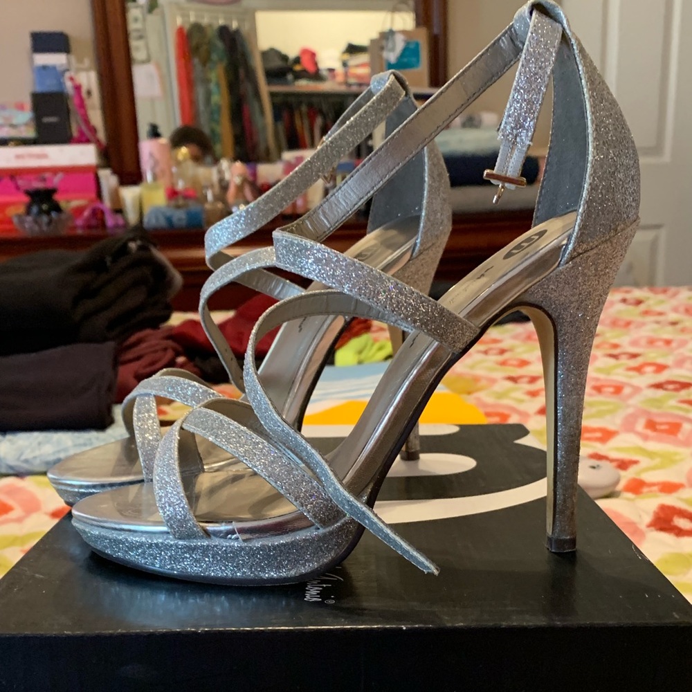 Silver heels